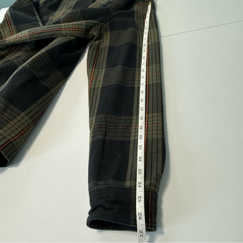 Harley Davidson Flannel Plaid Shirt Jacket Men Size L Cotton Button Up Green - Picture 16 of 16